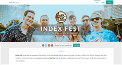 Desktop Screenshot of indexfest.com