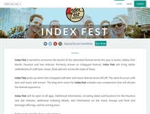 Tablet Screenshot of indexfest.com